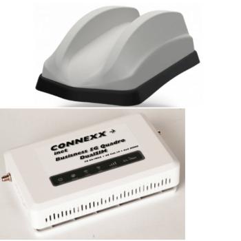 PREMIUM: CONNEXX-inet Business 5G Quadro DualSIM mit WiFi6 + WLAN-Catching - das leistungsstarke System für das rollende Büro