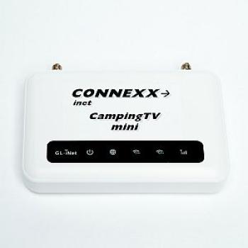 CONNEXX-inet CampingTV mini Router - LTE/4G Cat.6 + WLAN-Catching